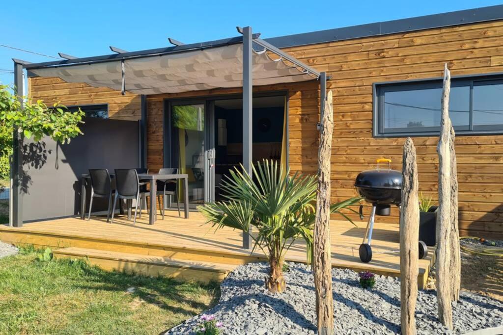 Maison En Bois Presqu'Ile De Rhuys Morbihan Le Tour-du-Parc Luaran gambar